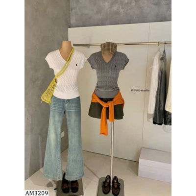 AM3209 ÁO LEN NGỰA THÊU W.G.W.E