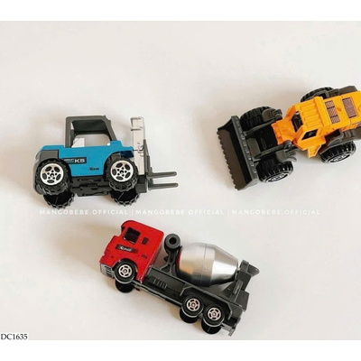 DC1635 SET 6 XE OTO ĐỒ CHƠI CÔNG TRƯỜNG
