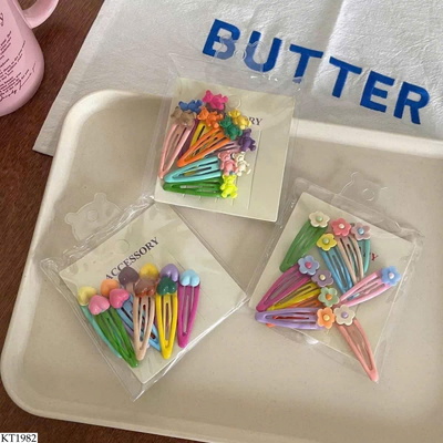 KT1982 SET 10 KẸP TÓC CHO BÉ