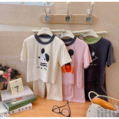S2785 BỘ MẶC NHÀ MICKEY CHO BÉ