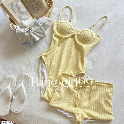 BM1033 BỘ BƠI VÀNG GÂN SỌC NỮ