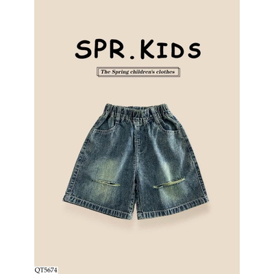 QT5674 QUẦN SHORT JEAN CHO BT
