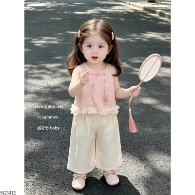 SG3012 BỘ SÁT NÁCH BÉ GÁI PHONG CÁCH TRUNG HOA TBABY