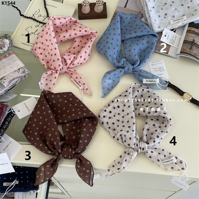 K1544 KHĂN CHẤM BI XINH XẮN CHUẨN TAOBAO