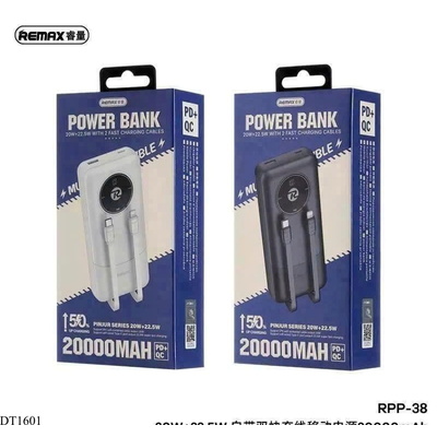 DT1601 SẠC DỰ PHÒNG SIÊU NHẸ REMAX RPP-38
