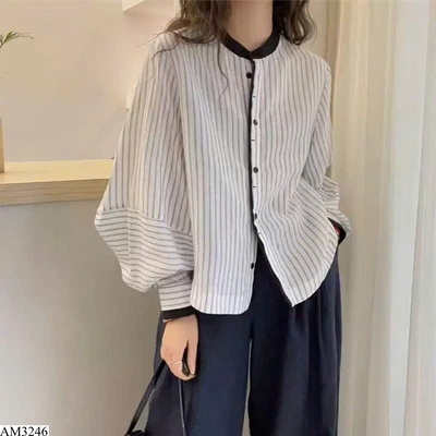 AM3246 ÁO SƠ MI SỌC TAY PHỒNG