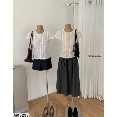 AM3233 ÁO SƠ MI REN CỘC TAY W.G.W.E