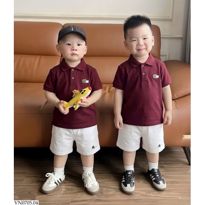 VN0705.04 SET POLO CHO BÉ TRAI