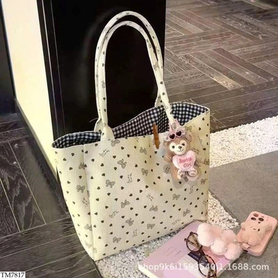 TM7817 TÚI TOTE NƠ TIM
