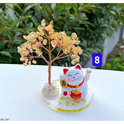 PK1587 CÂY PHONG THỦY MÈO TT DECOR