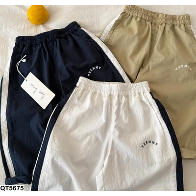 QT5675 BAGGY THÔ MỀM SỌC BÊN MMY