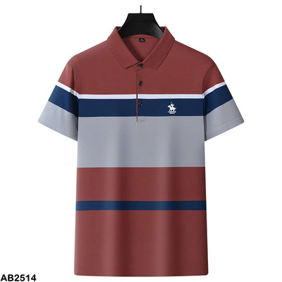 AB2514 ÁO POLO NAM KẺ SỌC HÃNG ALI TIGER