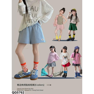 QG5762 QUẦN SHORT VẢI CHO BÉ GÁI