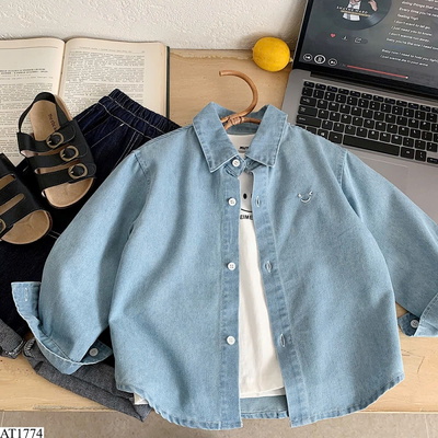 AT1774 ÁO SƠ MI DENIM CHO BÉ