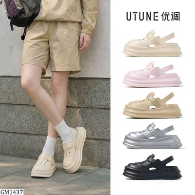 GM1437 DÉP SỤC CROCS ĐẾ CAO
