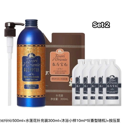 MP890 SET SỮA TẮM NƯỚC HOA TESORI