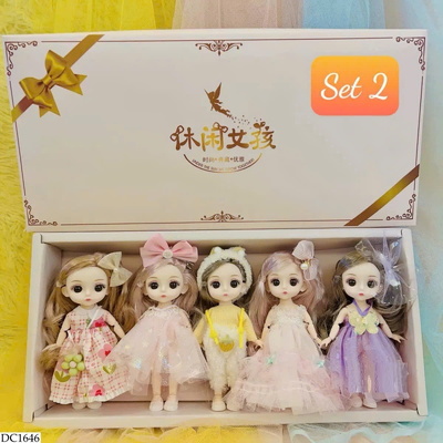 DC1646 SET 5 BÚP BÊ XINH XẮN CHO BÉ