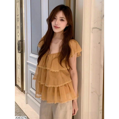AM3278 ÁO VOAN BÈO NHÚN CHO NỮ