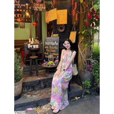 VM4210 VÁY HOA THỜI TRANG KASLEAD