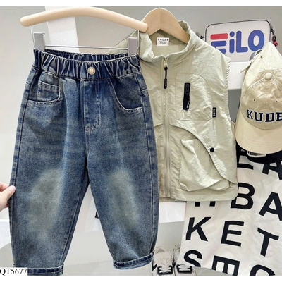 QT5677 QUẦN JEANS CHO BÉ TRAI KACADY