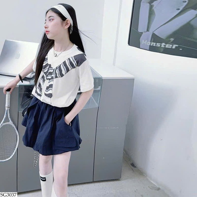 SG3037 SET ĐỒ CÁ TÍNH CHO BÉ GÁI