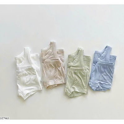 ST7983 SET BỘ BA LỖ TRƠN MÀU SIZE NHÍ