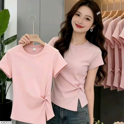 AM3315 ÁO CỘC NHÚN EO