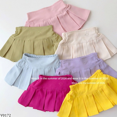 V0172 CHÂN VÁY XẾP LI DÁNG NGẮN TQKIDS