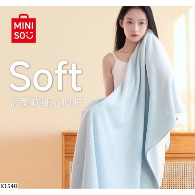 K1548  SET 2 KHĂN TẮM MINISO