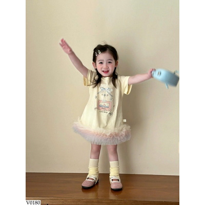 V0180 VÁY LƯỚI XÒE CHO BÉ