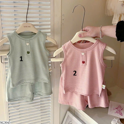SG3043 SET ÁO SÁT NÁCH MIX QUẦN SHORT