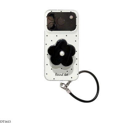 DT1613 ỐP ĐIỆN THOẠI CHẤM BI ĐEN
