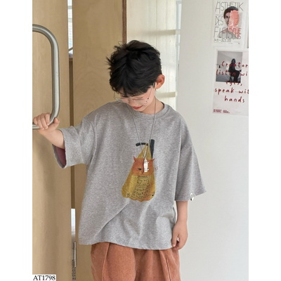AT1798 ÁO THUN MÈO ĐỘI MŨ MSHOPKIDS