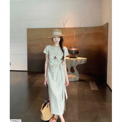 VM4227 VÁY CHẤM BI CHO NỮ HÃNG Yjia