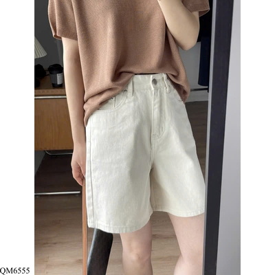 QM6555 QUẦN SHORT JEAN DENIM MẦU BE