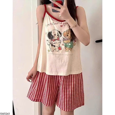SM5265 BỘ 2 DÂY MẶC NHÀ CHO NỮ