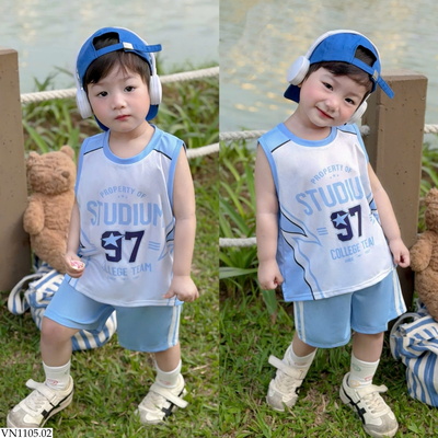 VN1105.02 SET 2 BỘ BA LỖ THỂ THAO CHO BT