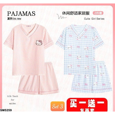 SM5259 SET 2 BỘ NGỦ MẶC NHÀ CHO NỮ