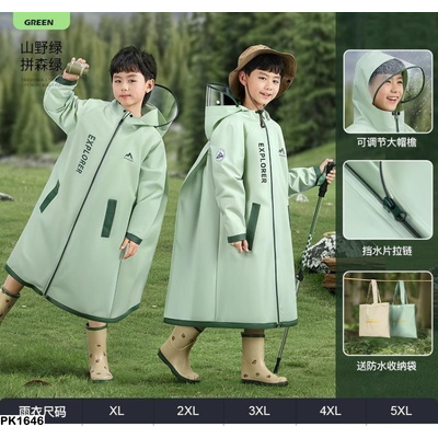 PK1646 ÁO MƯA PHỐI VIỀN SIZE ĐẠI