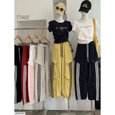 QM6587 QUẦN JOGGER SỌC CHO NỮ