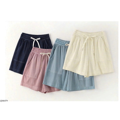 QM6579 QUẦN SHORT DENIM TENCEL NỮ 