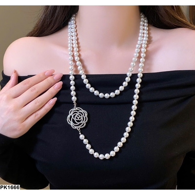 PK1666 VÒNG CỔ HOA TRÀ CHO NỮ