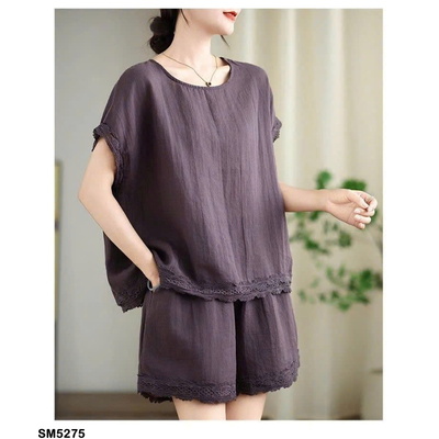 SM5275 BỘ CỘC NỮ PHỐI REN