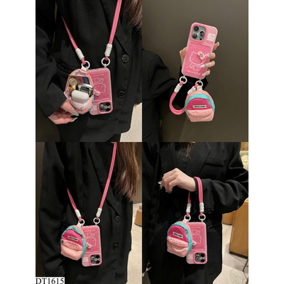 DT1615 ỐP IP HELLO KITTY KÈM VÍ VÀ DÂY ĐEO