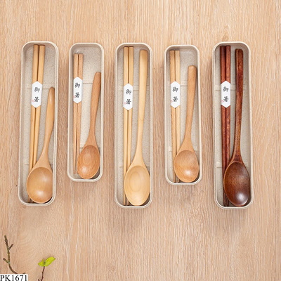 PK1671 SET MUỖNG ĐŨA HỘP ĐỰNG TIỆN LỢI