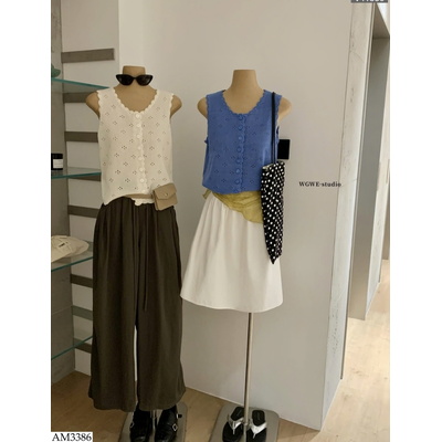 AM3386 ÁO SÁT NÁCH DỆT KIM W.G.W.E