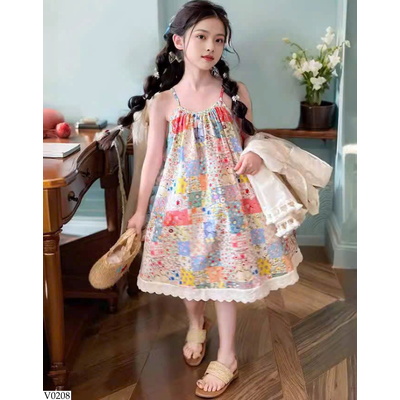 V0208 SET VÁY CHO BÉ GÁI