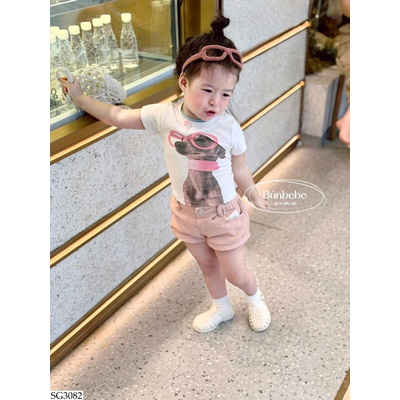 SG308 SET ÁO PHỒI QUẦN SHORT BG