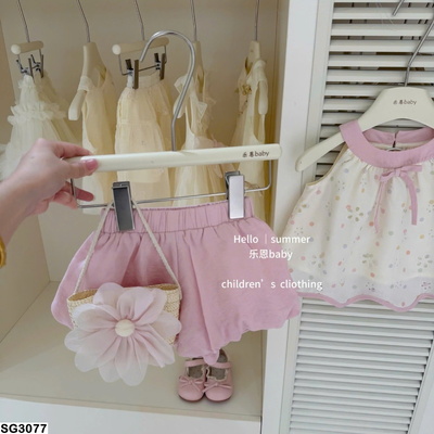 SG3077 SET YẾM CHO BÉ GÁI
