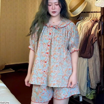 SM5294 BỘ NGỦ HOA VIỀN BÈO TIỂU THƯ